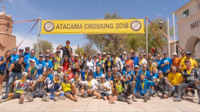 Atacama crossing finish line